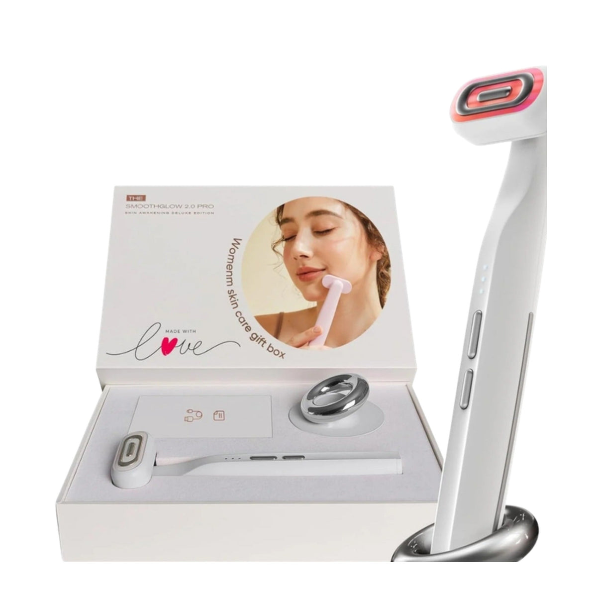 Radiance LED Wand with its gift box, white background
