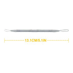 Blackhead Remover Pimple Popper Tool, Acne Comedone Extractor, Blemish Whitehead Zit Removing Tool for Nose Face, Stainless Steel