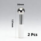 2 Pcs Facial Ice Globes for Face & Eyes Set, 1.18 Inch Cooling Roller Globe