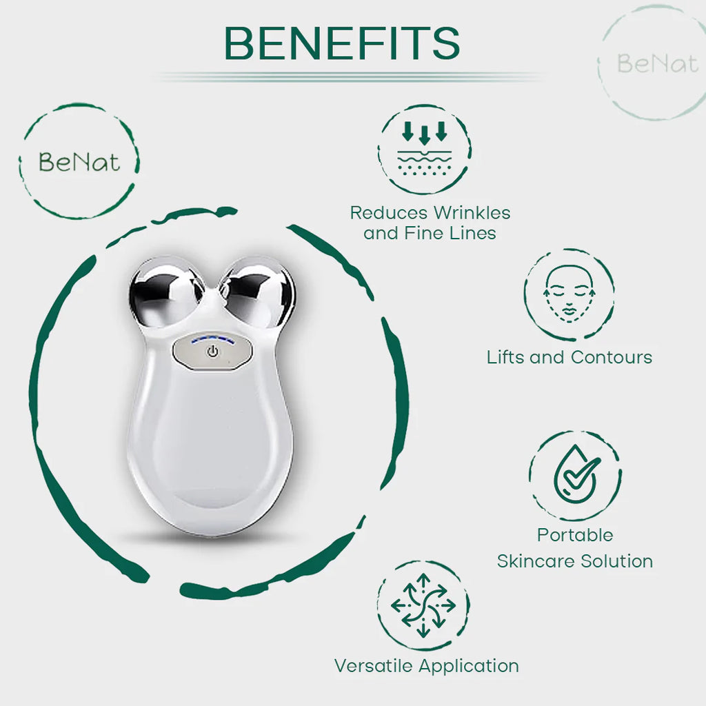Lift, Sculpt & Glow Toolkit -Set of 3- LED Therapy, Electric Gua Sha & Microcurrent Toning Device for Radiant Skin