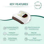 Lift, Sculpt & Glow Toolkit -Set of 3- LED Therapy, Electric Gua Sha & Microcurrent Toning Device for Radiant Skin