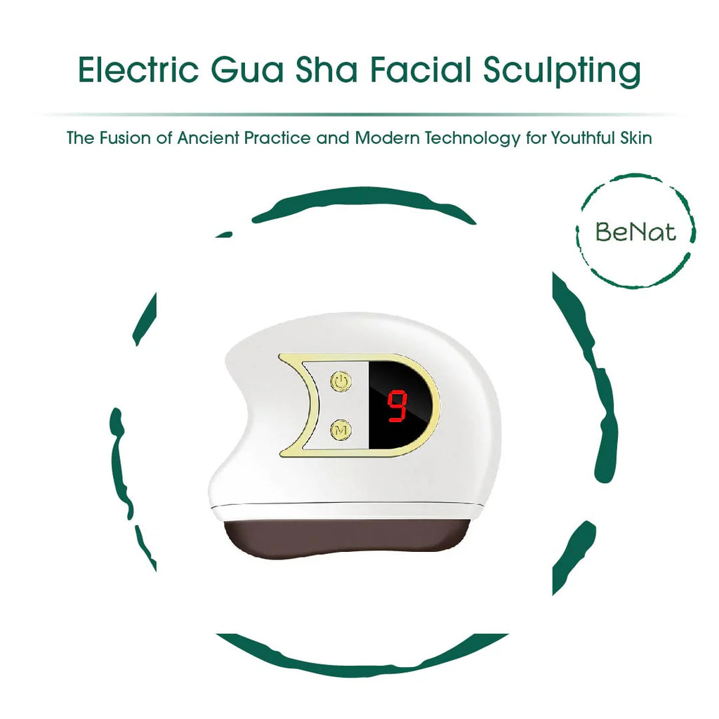 Lift, Sculpt & Glow Toolkit -Set of 3- LED Therapy, Electric Gua Sha & Microcurrent Toning Device for Radiant Skin