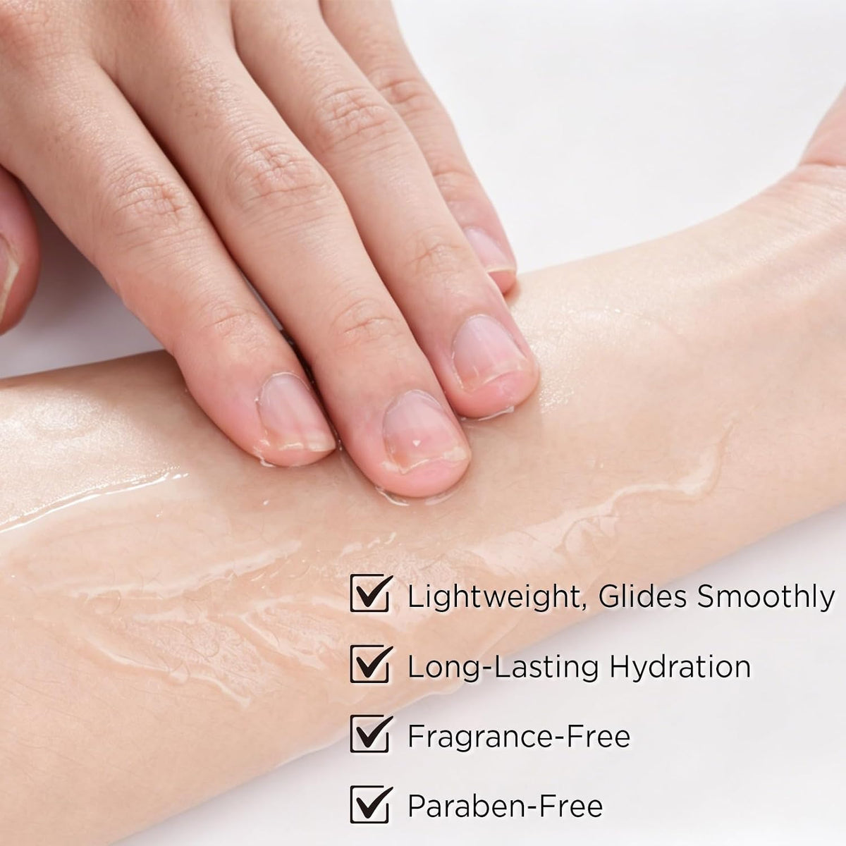 2Pcs Microcurrent Conductive Gel for Facial and Body Care, Moisturizing Gel with Hyaluronic Acid & Aloe Vera, Fragrance-Free, Paraben-Free