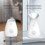 Nano Steamer 3-In-1 Ionic Facial Nano Facial Mister 5-Piece Stainless Steel Skin Kit (Silver)