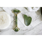 Natural jade veining detail