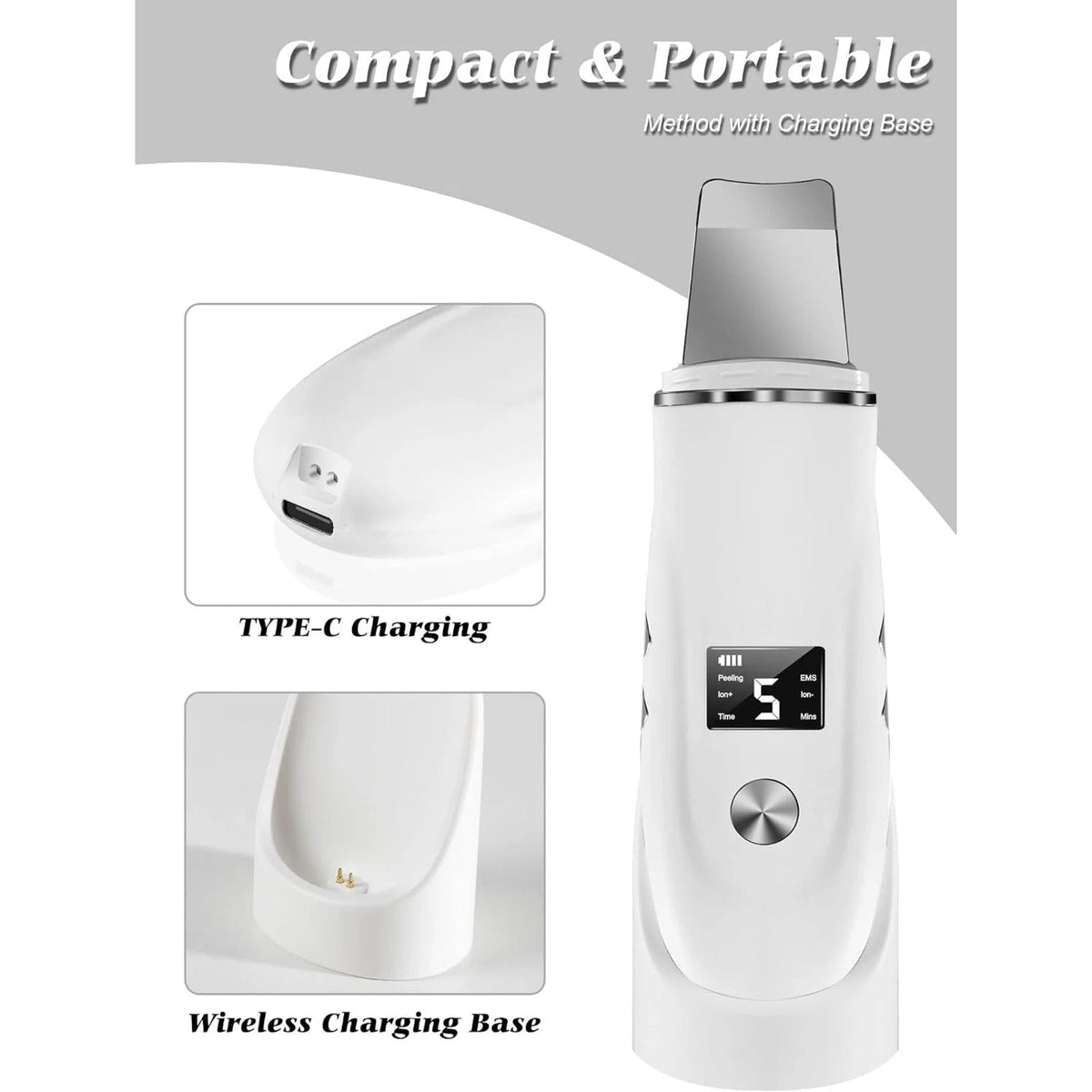 USB-C and wireless charging base